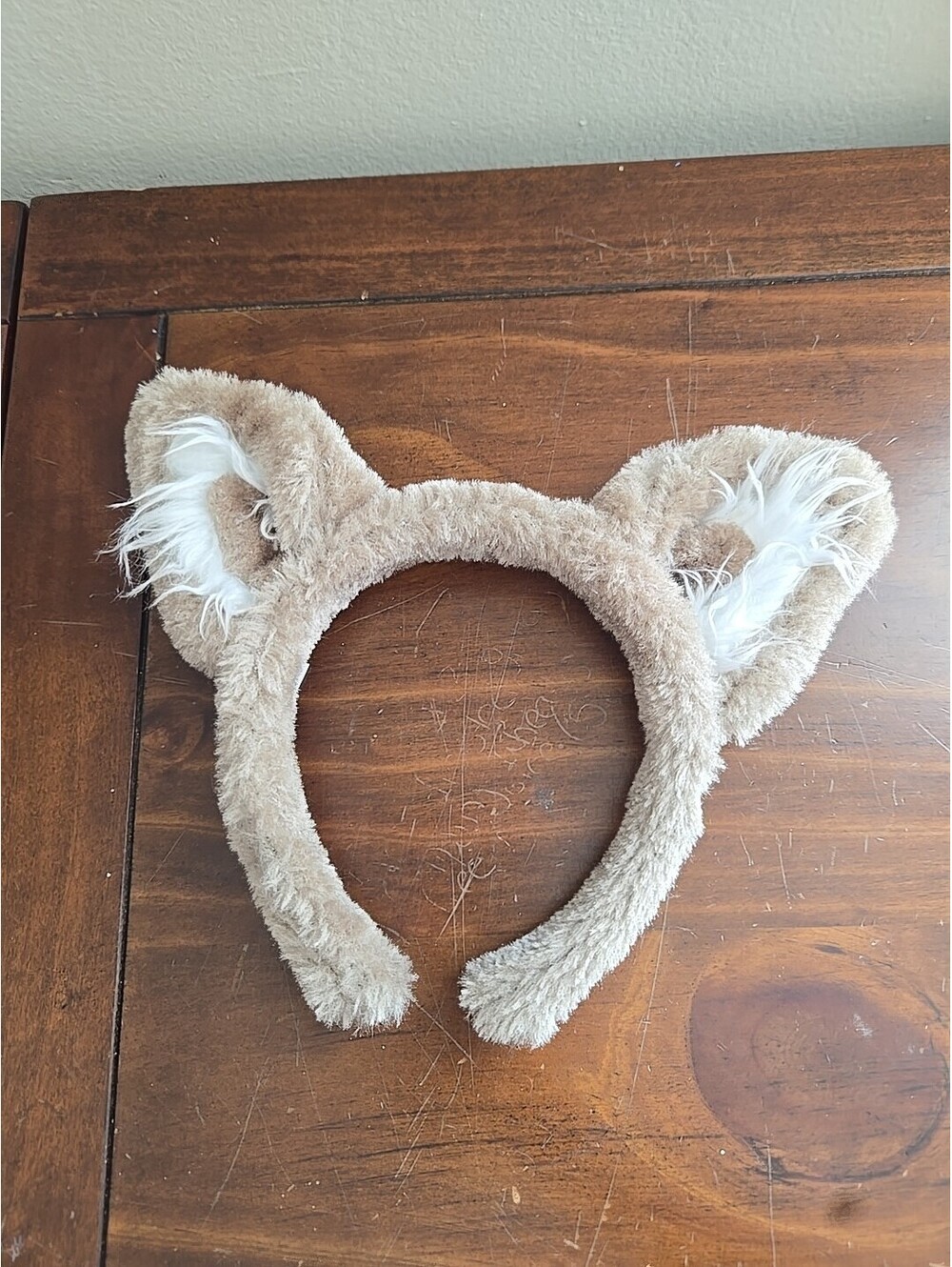 PLUSH Wolf Ears Headband Kids Costume Water Park Souvenir GREAT WOLF LODGE